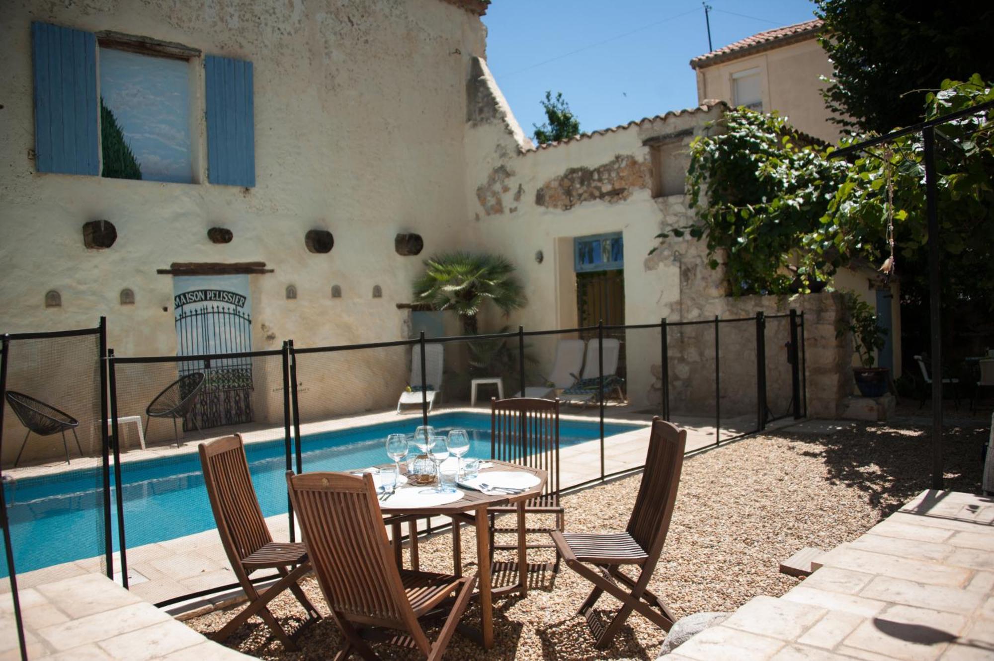 Maison Pelissier Bed And Breakfast With Sweeming Pool Cuxac-dʼAude エクステリア 写真